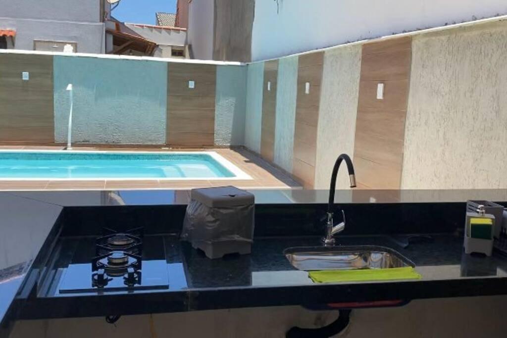 Casa Com Piscina, Grande E Espacosa No Condominio Dos Passaros Κάμπο Φρίο Εξωτερικό φωτογραφία